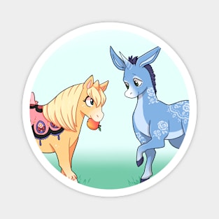 unicorn friends Magnet